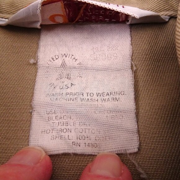 Vtg Carhartt Western Work Shirt Medium? 46" Chest USA Union Made Pearl Snap 80s - Picture 5 of 16